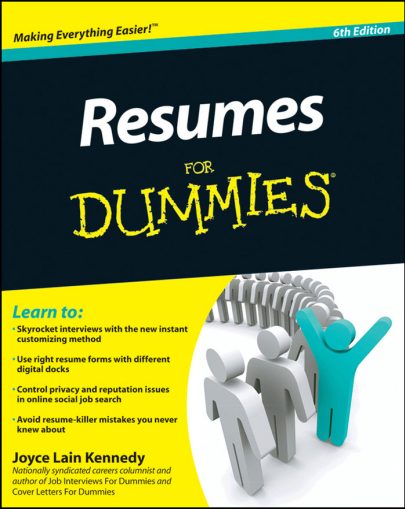 Rich Results on Google's SERP when searching for 'Resumes for Dummies'